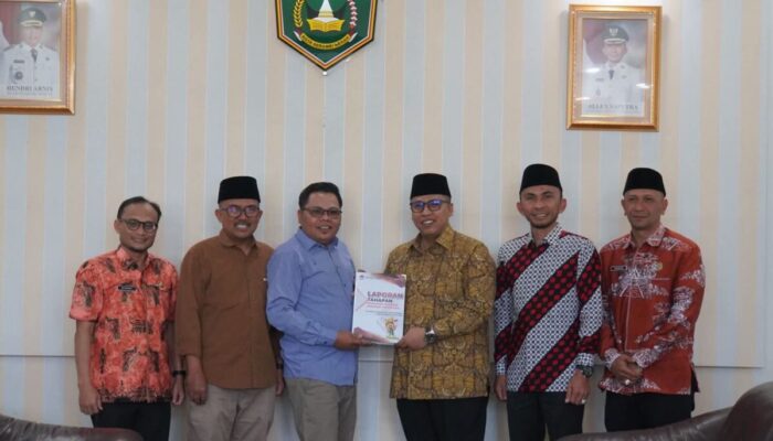 Pemko Padang Panjang Terima Pengembalian Sisa Dana Hibah dari KPU dan Bawaslu