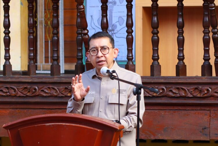 Menteri Kebudayaan RI, Fadli Zon. IST