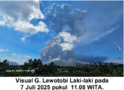 Akibat Letusan Gunung Lewotobi Laki Laki, Dua Bandara Ditutup Sementara