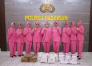 Bhayangkari Cabang Pasaman Berikan Santunan dan Bantuan Sembako Kepada Warakawuri