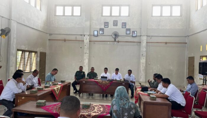 Kantah Hadiri Rapat Rencana Survei Lahan Pembangunan Batalyon Kesehatan di Kawasan Tarok