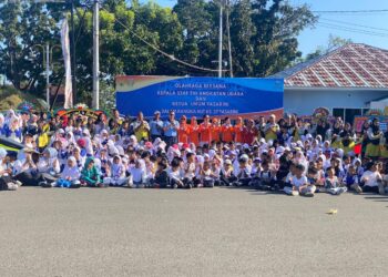 Semarak Senam Massal Meriahkan HUT ke-37 Yayasan Yasarini di Lanud Sutan Sjahrir