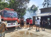 Musibah Kebakaran Di Muaro Takung, Dua Unit Rumah dan Dua Unit Motor Ludes Terbakar
