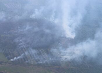 Tinjau Karhutla Riau, Kepala BNPB Perkuat Amunisi Satgas Karhutla