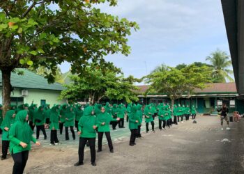 Persit Kodim 0308/Pariaman Senam Bersama untuk Jaga Kekompakan dan Kebugaran