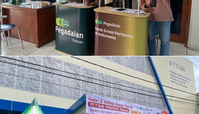 Pegadaian Dukung Pelaksanaan Donor Darah di STTIND Padang