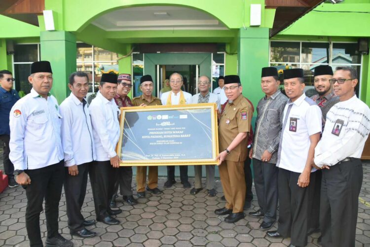 Wakil Wali Kota Padang Maigus Nasir megapresiasi dan memberikan dukungan atas terselenggaranya Peaceful Muharram: Lebaran Yatim dan Difabel Festival 2025 oleh Kantor Kementerian Agama (Kemenag) Kota Padang, Selasa (8/7).IST