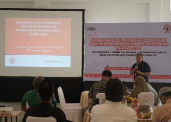 PT Semen Padang Sosialisasikan Program BMN ke Forum Nagari dan Pemangku Kepentingan