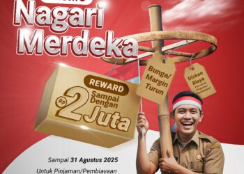 Bank Nagari Tebar Bonus Selama Agustus, Promo Nagari Merdeka  Beri Cashback  hingga Rp2 Juta