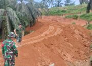 Pastikan Kelancaran Pembangunan Jalan, Dansatgas TMMD ke-125 Kodim 0310/SS Tinjau ke Lapangan