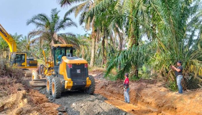 Satgas TMMD Dharmasraya Terus Genjot Percepatan Pembangunan Jalan Kebun