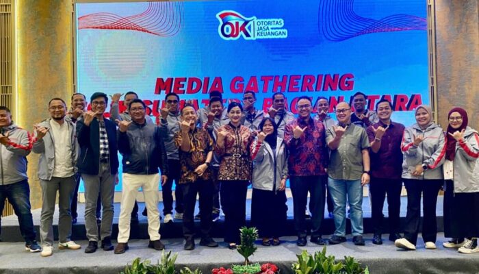 OJK Sumbagut Tingkatkan Literasi SJK 50 Jurnalis Lewat Media Gathering