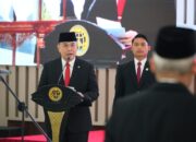 Lantik Pejabat Struktural, Wamen Ossy Ajak Jajaran Mengabdi pada Negara dengan Penuh Dedikasi