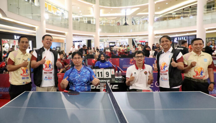 Buka Acara Table Tennis Championship, Menteri Nusron Sampaikan Semangat Kesetaraan Atlet Disabilitas