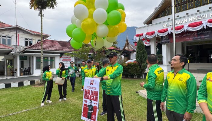 Kejari Pasaman Gelar Pekan Olahraga HUT Kejaksaan RI ke-80