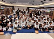 BSI Maslahat Ajak Anak Yatim Belanja Perlengkapan Sekolah di Gramedia Bandung