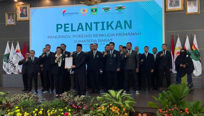 Pengurus Provinsi PORDASI Berkuda Memanah Sumatra Barat Masa Bakti 2025-2029 Resmi Dilantik
