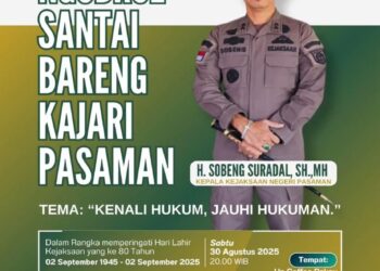 Sambut HUT Kejaksaan Ke 80, Kajari Pasaman Gelar Ngobrol Santai Bertajuk Kenali Hukum, Jauhi Hukuman