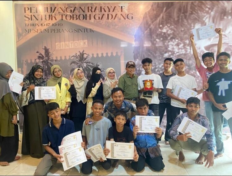 Kegiatan pengabdian oleh UNP di Nagari Sintuk, Kabupaten Padang Pariaman. IST