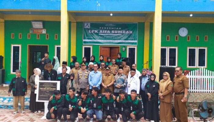 Bupati Pasaman Resmikan LPK AIFA Sumbar, Jembatan Emas Menuju Karier di Jepang