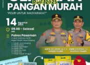 Polres Pasaman Gelar Gerakan Pangan Murah