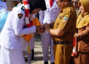 Usai Tunaikan Tugas sebagai Anggota Paskibraka, Kepulangan Lulu ke Dharmasraya Disambut Bagaikan Pahlawan