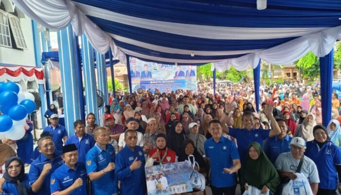 Dukung Swasembada Pangan, DPW dan DPD PAN Sumbar Bagikan 80 Ton Beras pada Puncak HUT ke-27