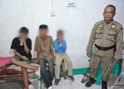 Asik Ngelem, Tiga Anak Bawah Umur Diamankan Satpol PP Padang