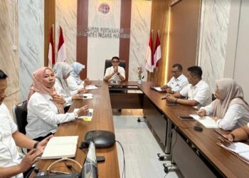 Kantah Padang Pariaman Gelar Rapat Monitoring dan Evaluasi Pelayanan