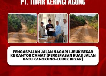 Bupati Dharmasraya Kumpulkan Berbagai Perusahaan untuk Ikut Perbaiki Jalan dan Jembatan yang Rusak