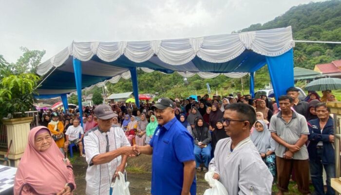 HUT PAN ke-27, Amril Amin Bagikan 3.500 Paket Sembako