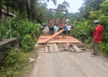 Jembatan Lagan Diperbaiki, Wali Nagari Silago Apresiasi Bupati Dharmasraya