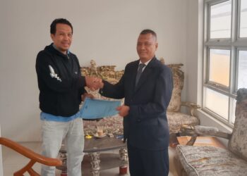 Meriyanto Pimpinan Mentreng.com /MTV News Daftar Jadi Ketua PWI Tanah Datar