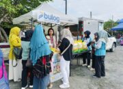 GPM di Kantor Lurah Pampangan Ramai Pengunjung, Beras SPHP Laris Manis