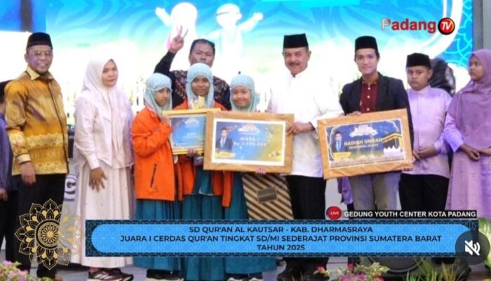 Arisal Aziz Hadiahkan Umrah untuk Pemenang Cerdas Qur’an Sumbar 2025