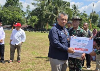 Dukung TMMD 125, PT Semen Padang Salurkan 500 Zak Semen