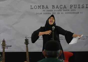 PT Semen Padang Rayakan HUT ke-80 RI dengan Lomba Baca Puisi
