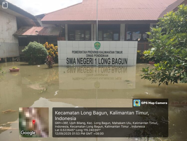 Kejadian banjir melanda wilayah Kabupaten Mahakam Ulu, Provinsi Kalimantan Timur, pada Kamis (11/9).Sumber foto : BPBD Kabupaten Mahakam Ulu