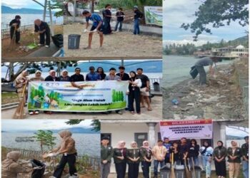 Aksi Bersih-bersih Sampah Dermaga Ombilin, Studi Humanitas ISI Padang Panjang Sulap Jadi Karya Seni