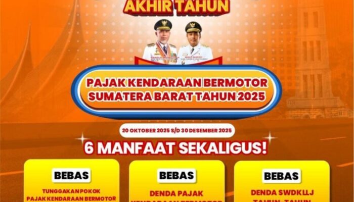 Pemutihan Pajak Kendaraan Sumbar Berlanjut Hingga Akhir Tahun