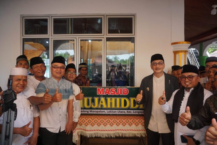 Masjid Mujahiddin di Nagari Lakitan Utara, Kecamatan Lengayang, Kabupaten Pesisir Selatan. IST