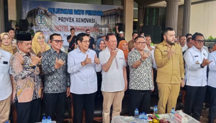 Komitmen Bangun Daerah, OSO Renovasi Hotel Bumi Minang untuk Serap Lapangan Pekerjaan