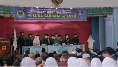 33 Wisudawati STIT Diniyyah Puteri Resmi Dikukuhkan. IST