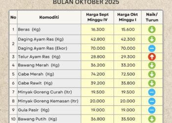 Harga Pangan di Solok Selatan Alami Penurunan