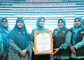 Monev Imunisasi Zero Dose, TP-PKK Pusat Apresiasi Kota Padang