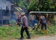 Destana Desa Santur Sawahlunto Lanjutkan Pembersihan Usai Pohon Tumbang