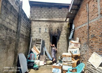 Rumah Warga Jorong Seberang Mimpi Dharmasraya Dilalap Api