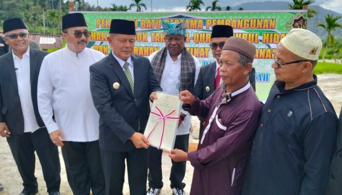 Wujud Kepedulian terhadap Pendidikan Islam, Musala Pondok Tahfiz Nurul Hidayah Mulai Dibangun