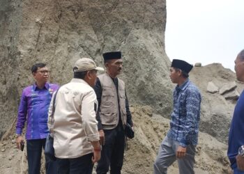 Pastikan Aktivitas Galian C Sudah Dihentikan, Komisi 2 DPRD Tanah Datar Monitoring ke Tanjung Barulak Batipuh