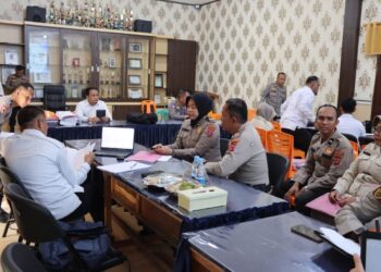 Tim Audit Kinerja Itwasda Polda Sumbar Tahap II Sambangi Polres Pasaman